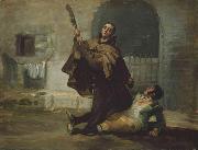 Francisco de Goya Friar Pedro Clubs El Maragato with the Butt of the Gun Spain oil painting artist